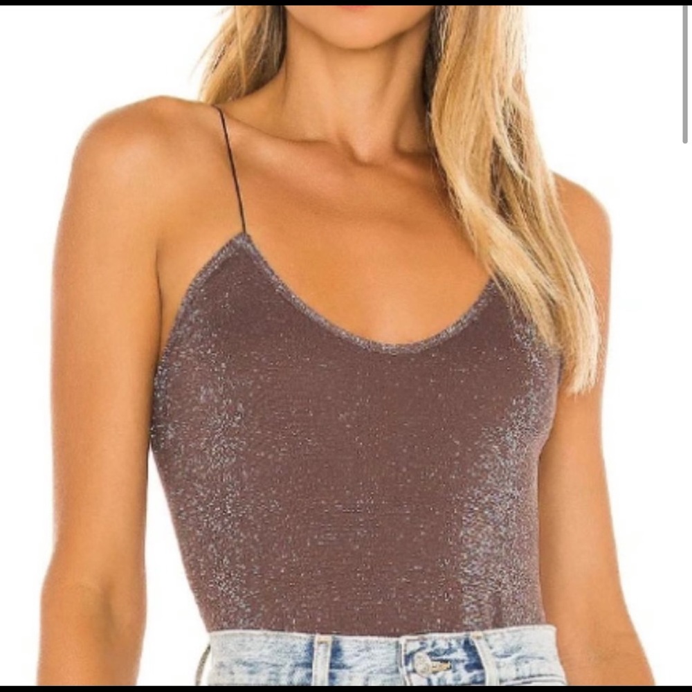 Free People Skinny Strap Sparkle Brami